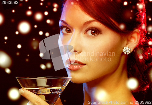 Image of woman with cocktail