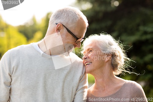 Image of senior couple in park