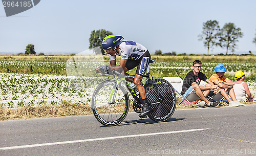 Image of The Cyclist Nairo Alexander Quintana Rojas- White Jersey