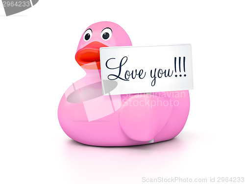 Image of Rubber Ducky Love You