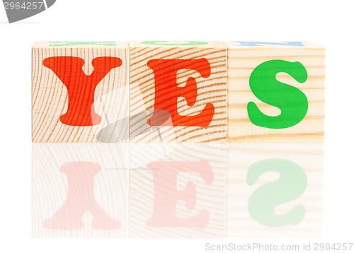 Image of Cubes with letters