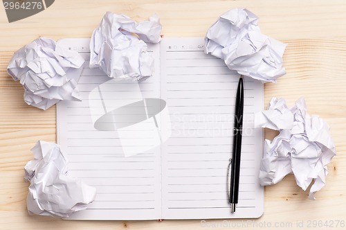 Image of Blank notepad