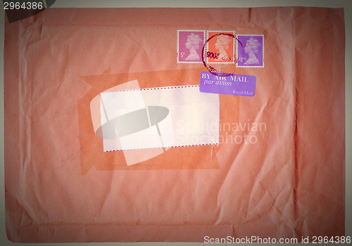 Image of Retro letter envelope