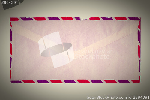 Image of Retro letter envelope