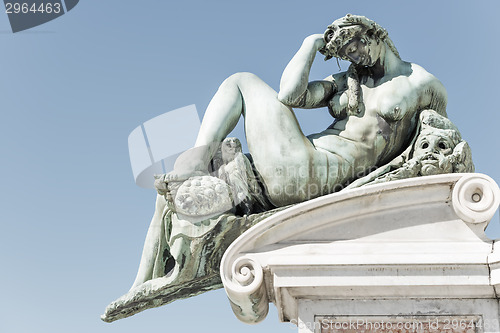 Image of Detail of monument David Statue