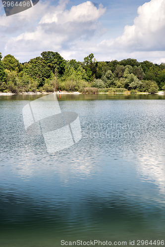 Image of Lake with trees in Bavaria