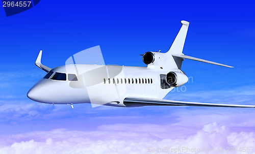 Image of white jet