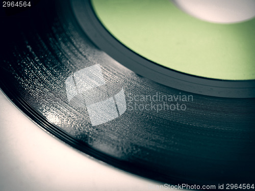 Image of Retro look Vinyl record