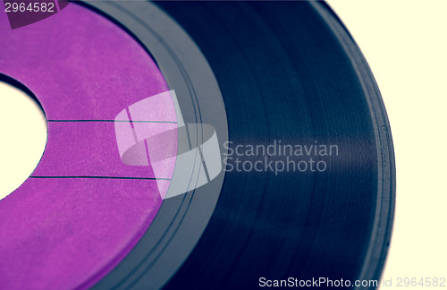 Image of Retro look Vinyl record