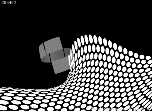 Image of reverse halftone wave