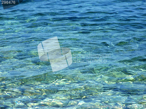 Image of Blue surface of sea water