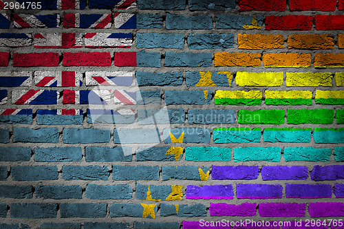 Image of Dark brick wall - LGBT rights - Tuvalu