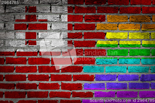 Image of Dark brick wall - LGBT rights - Tonga