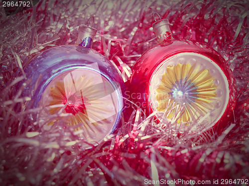 Image of Retro look Christmas decoration