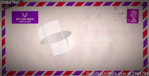 Image of Retro letter envelope