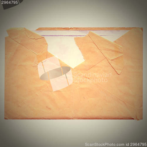 Image of Retro letter envelope
