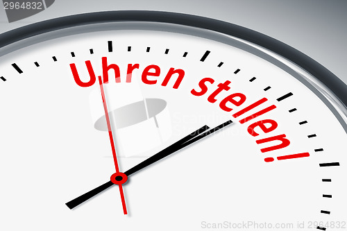 Image of Uhr mit Text