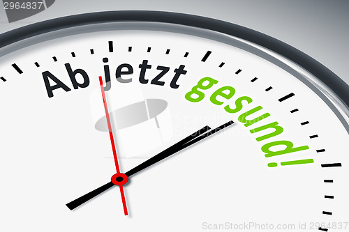 Image of Uhr mit Text