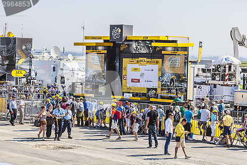 Image of The Podium of Le Tour de France