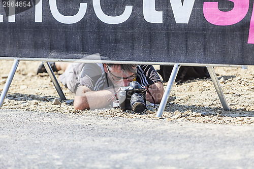 Image of Photographer at Work - Tour de France