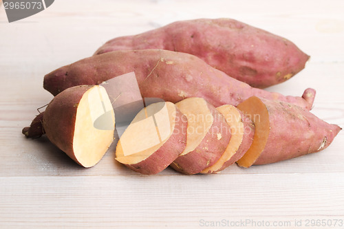 Image of Fresh Organic Orange Sweet Potato