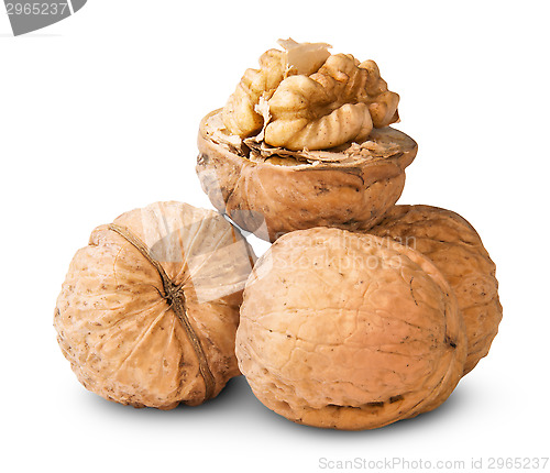 Image of Small Pile Of Walnuts