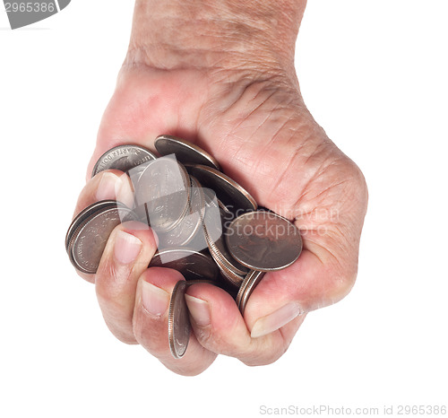 Image of Fistful of coins