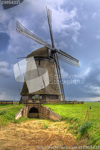 Image of Traditional Dutch Windmill