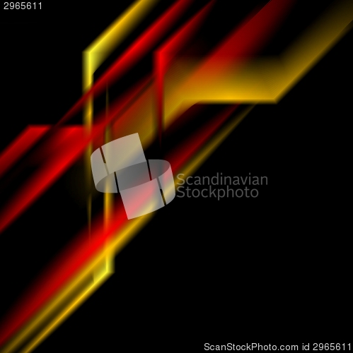 Image of Hi-tech abstract striped background