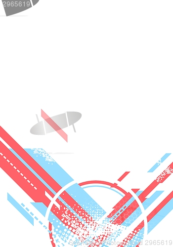 Image of Geometry grunge tech minimal design