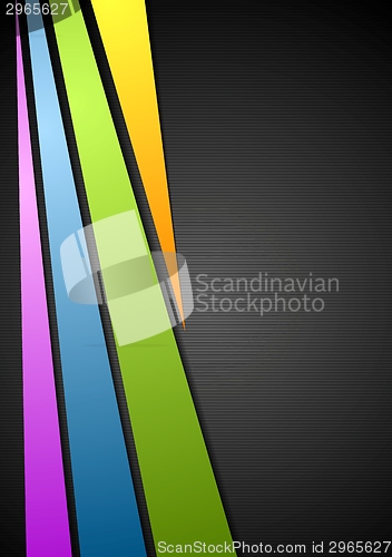 Image of Abstract corporate stripes design
