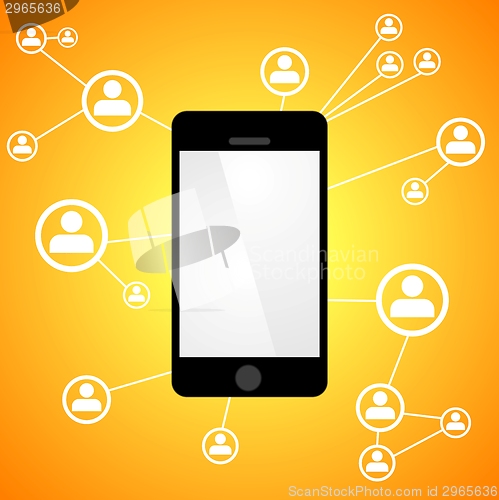 Image of Bright communication background