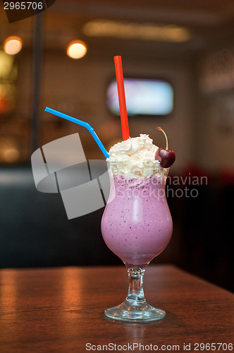 Image of Cherry milkshake