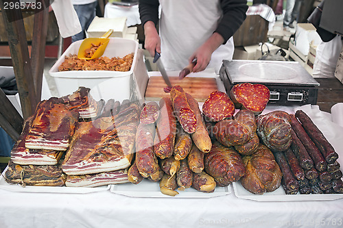 Image of Bacon and sausage