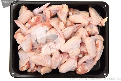 Image of raw chicken meat (wings)