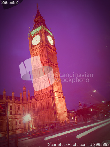 Image of Retro look Big Ben