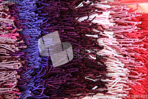 Image of wool color rainbow texture 