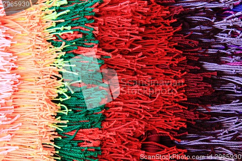 Image of wool color rainbow texture 