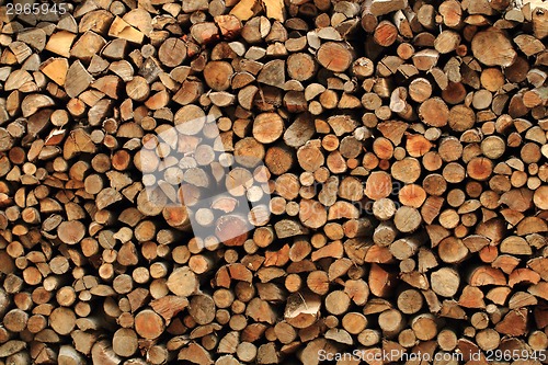 Image of fire wood as nice background