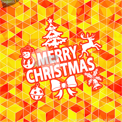 Image of Christmas Mosaic Pattern