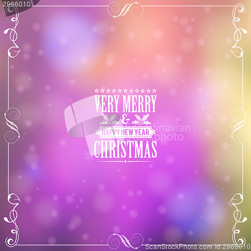 Image of Retro Christmas Frame