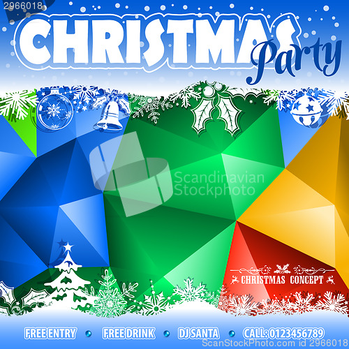 Image of Christmas Mosaic Pattern