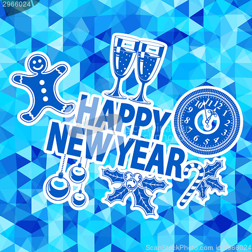 Image of New Year Mosaic Pattern