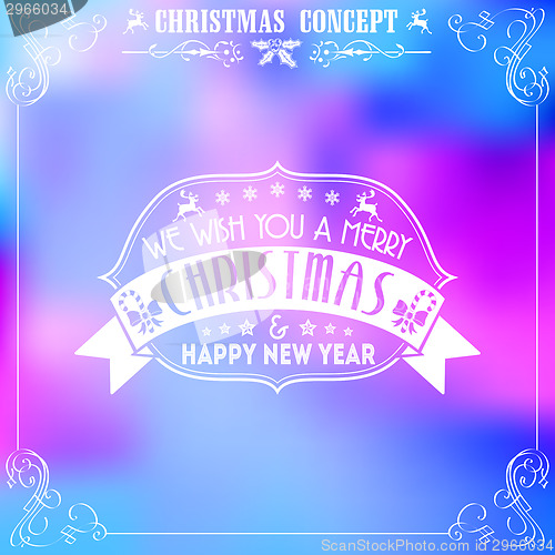 Image of Retro Christmas Frame