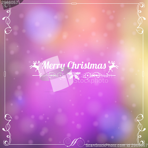 Image of Retro Christmas Frame