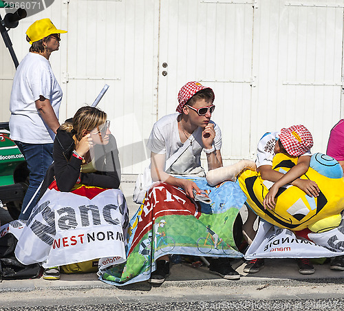 Image of Spectators of Le Tour de France