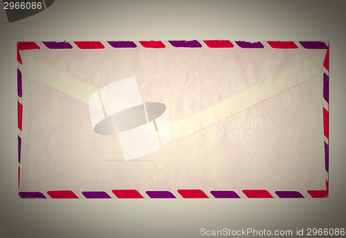 Image of Retro letter envelope