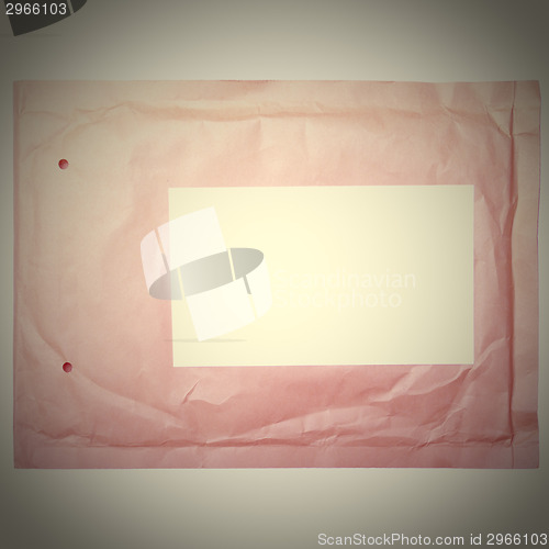 Image of Retro letter envelope