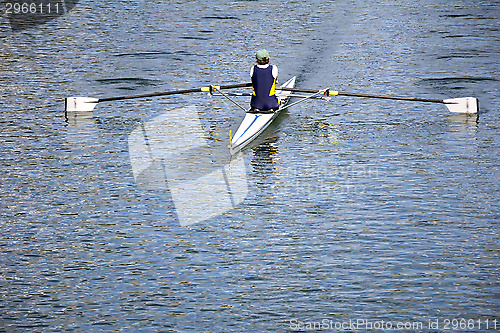 Image of Rower in a boat