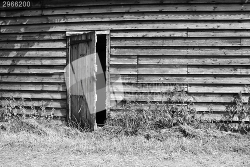 Image of Rustic wooden farm building